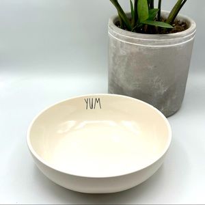 Rae Dunn YUM large pasta bowl *chipped*